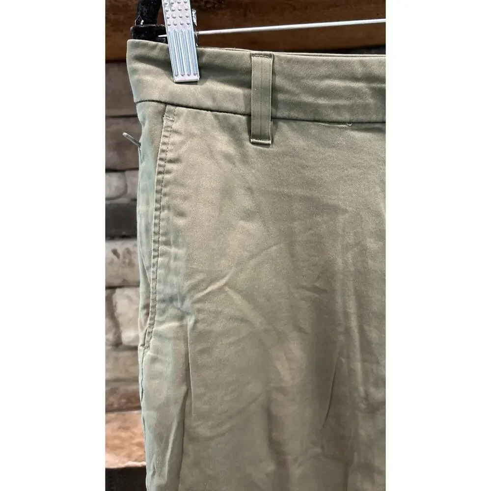 Men’s BIRDDOGS Olive Green Boom For Your Broomstick Pants 34x30 *A2